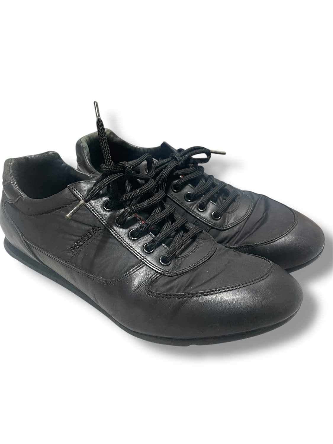 280) 프라다 스포츠 나일론 가죽 레더 스니커즈 신발 상품이미지3