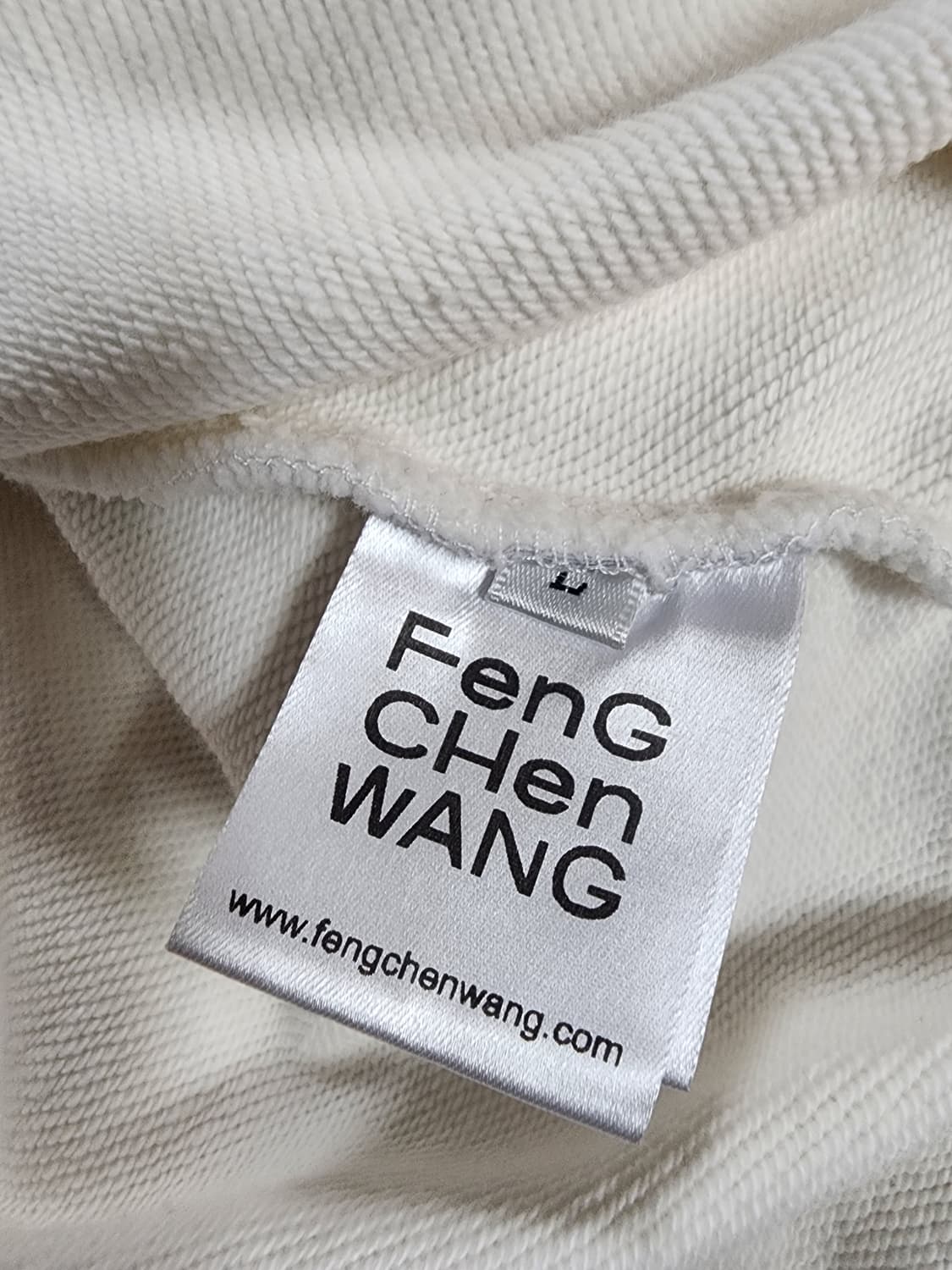 Feng Chen Wang 흰색 프린팅 맨투맨 상품이미지4