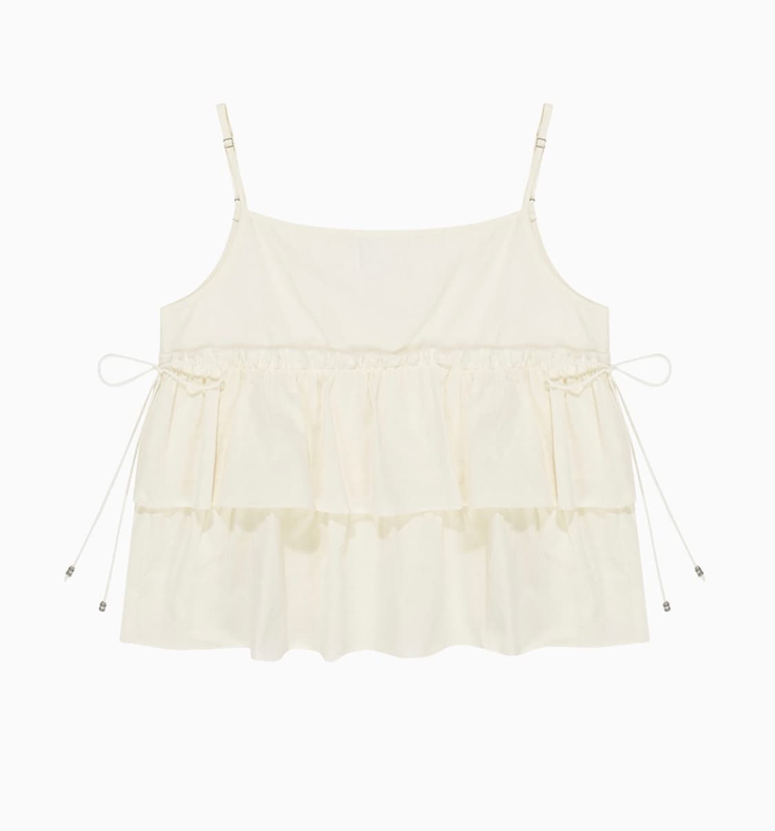 오헤시오 CUTTING CANCAN SLEEVELESS, IVORY 상품이미지1