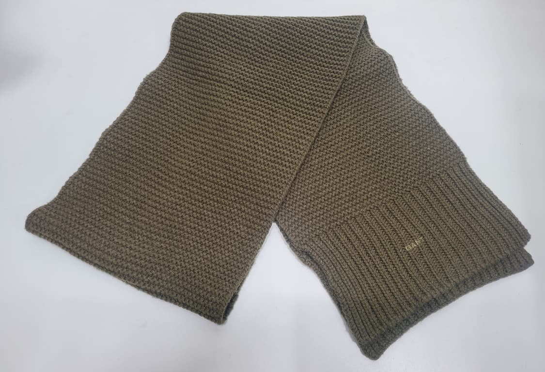 GANT 칸트 울 머플러 / 폭 26cm 총장 183cm 카키
 상품이미지5
