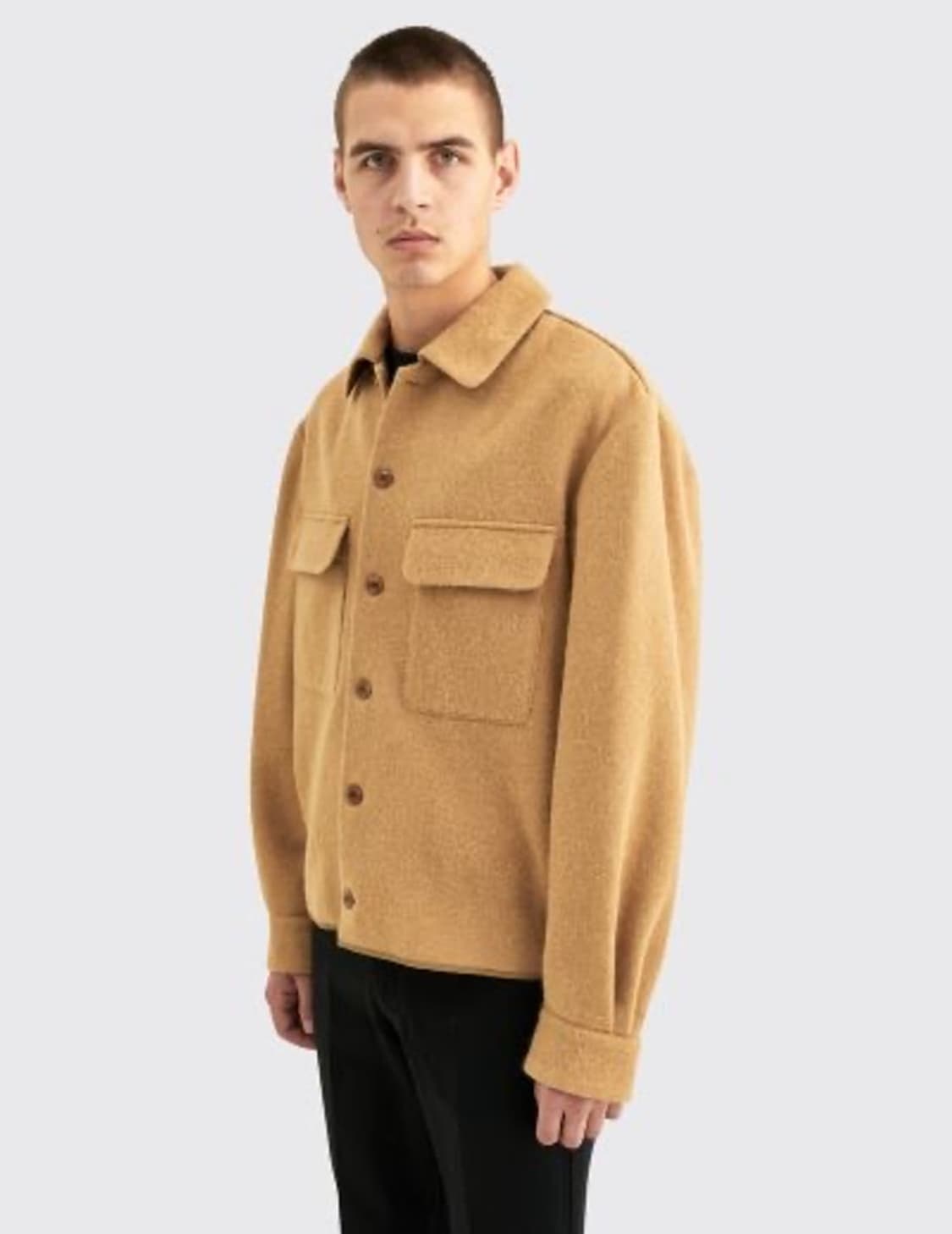 르메르 알파카 박시 오버셔츠 44(최우식 착용) 상품이미지1