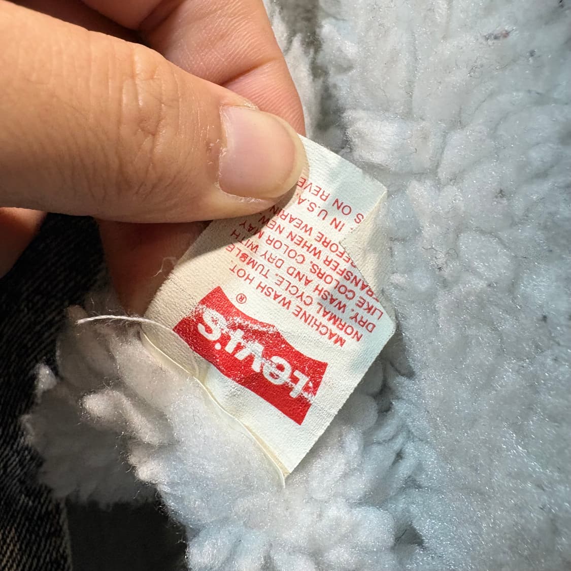 [XL] LEVIs 리바이스 USA 쉐르파 데님 자켓 상품이미지7