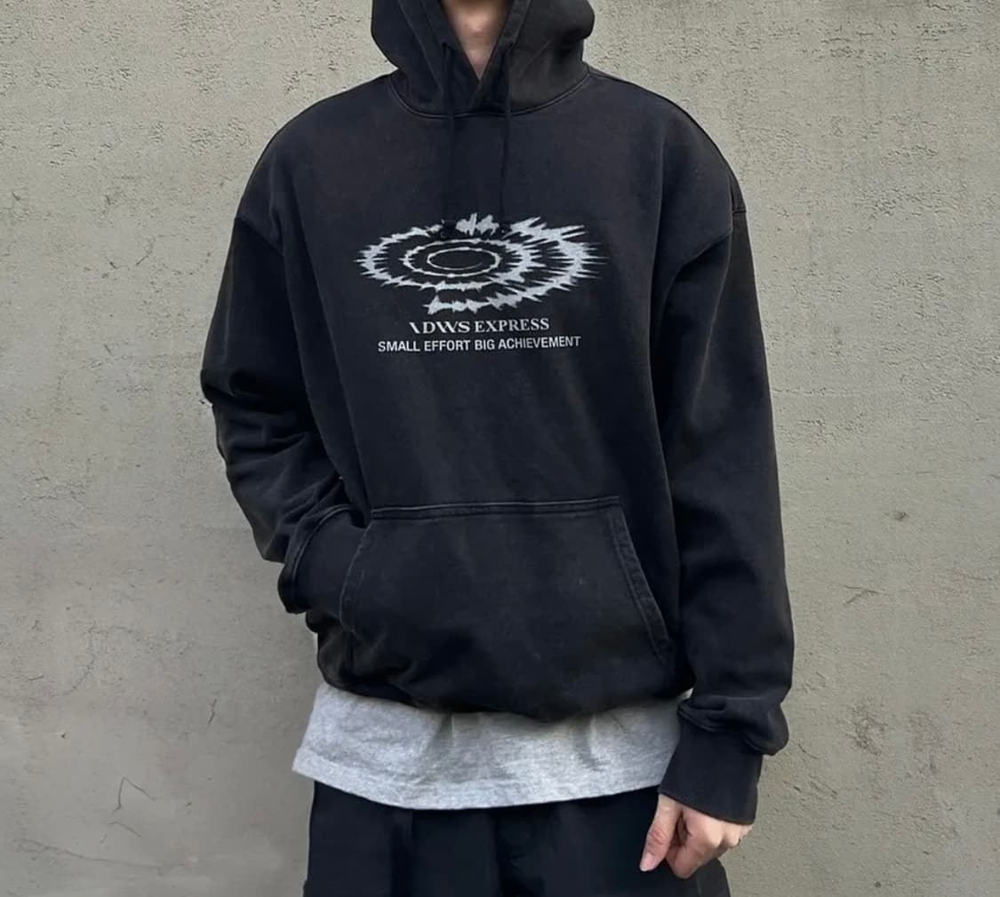 아이돈워너셀IDWS 후드티 Swift Symbol Dying Hoodie 상품이미지1