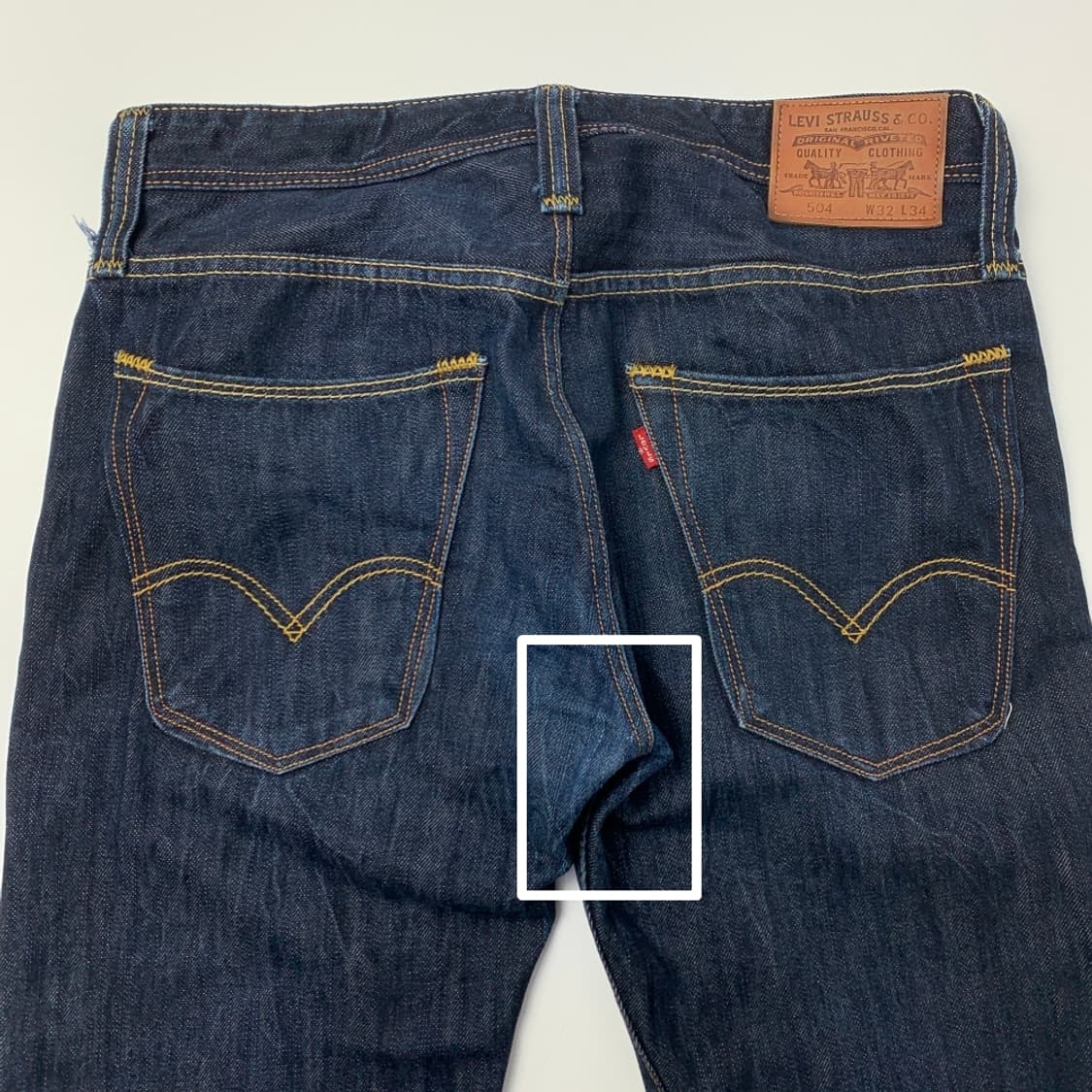 [32/정품] Levi's 리바이스 504 데님팬츠 청바지 상품이미지6