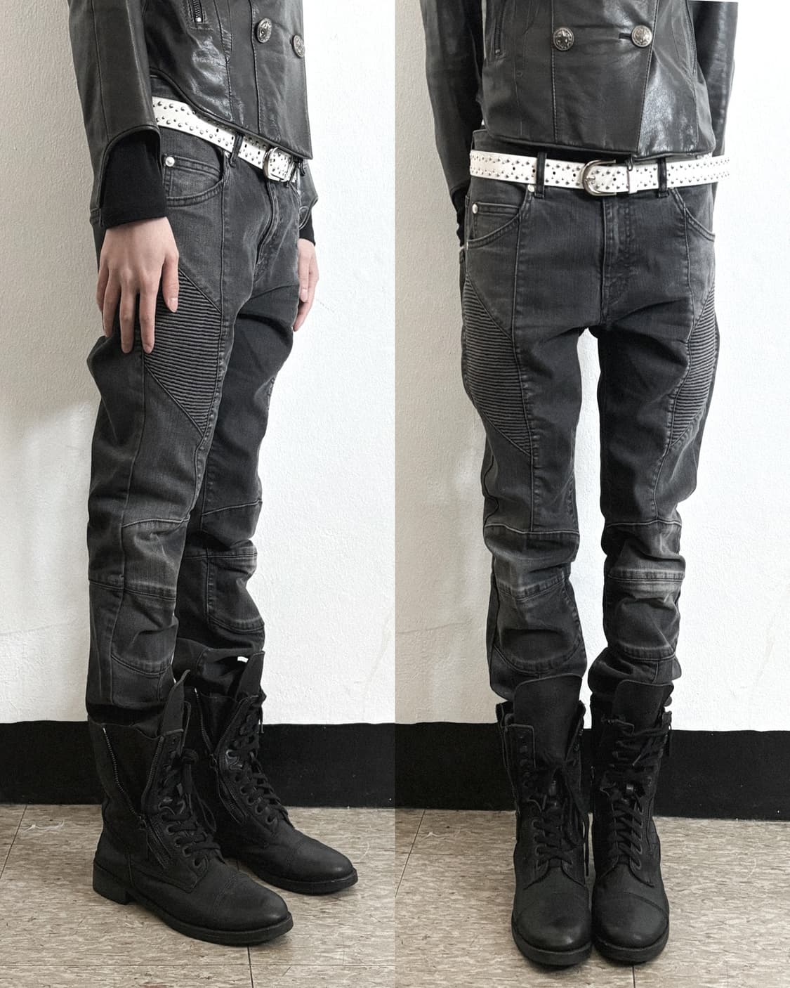 피에르발망 2010 패널라이즈 슬림 스트레이트 바이커데님 상품이미지1