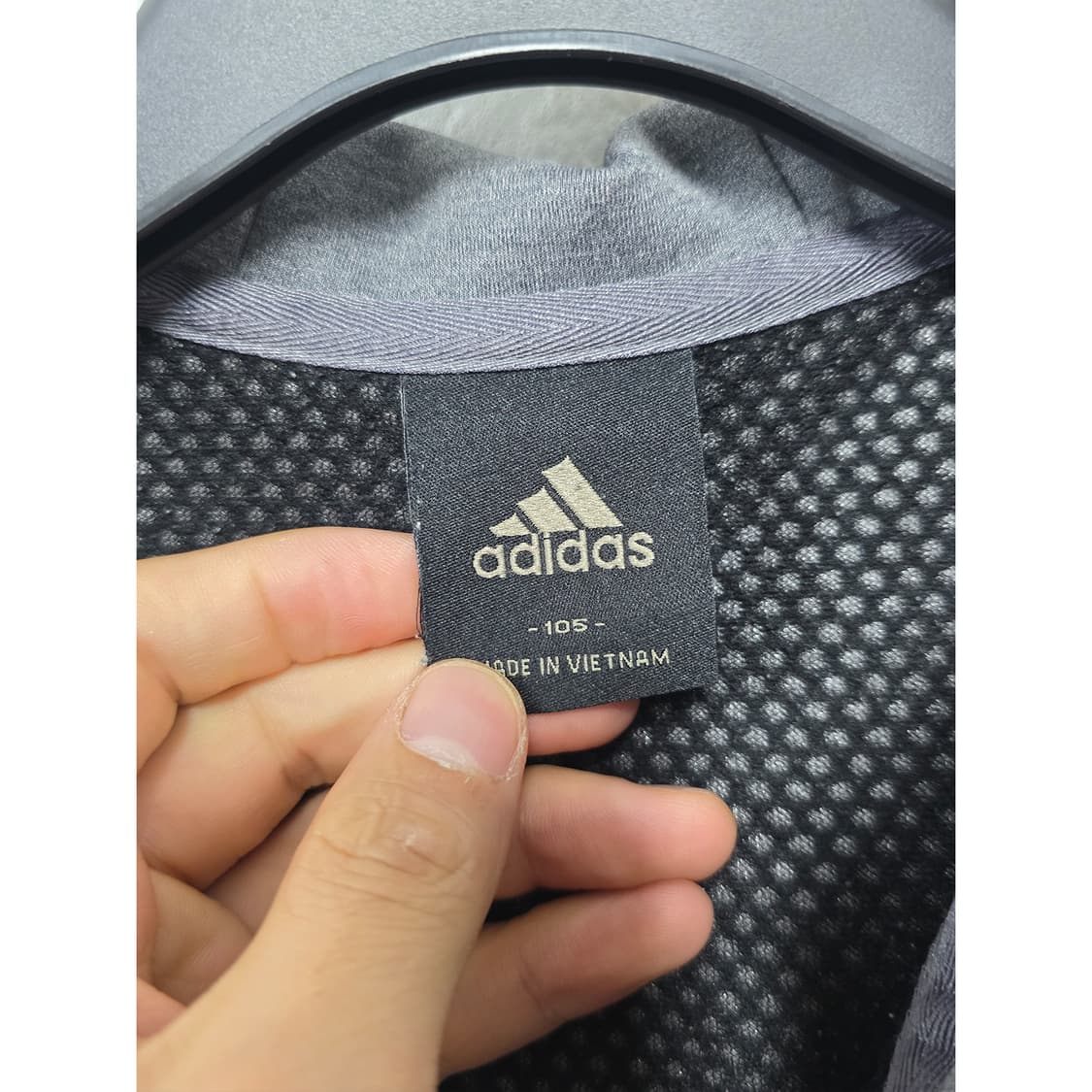 택포) 아디다스 후드 집업 그레이 105 상품이미지2