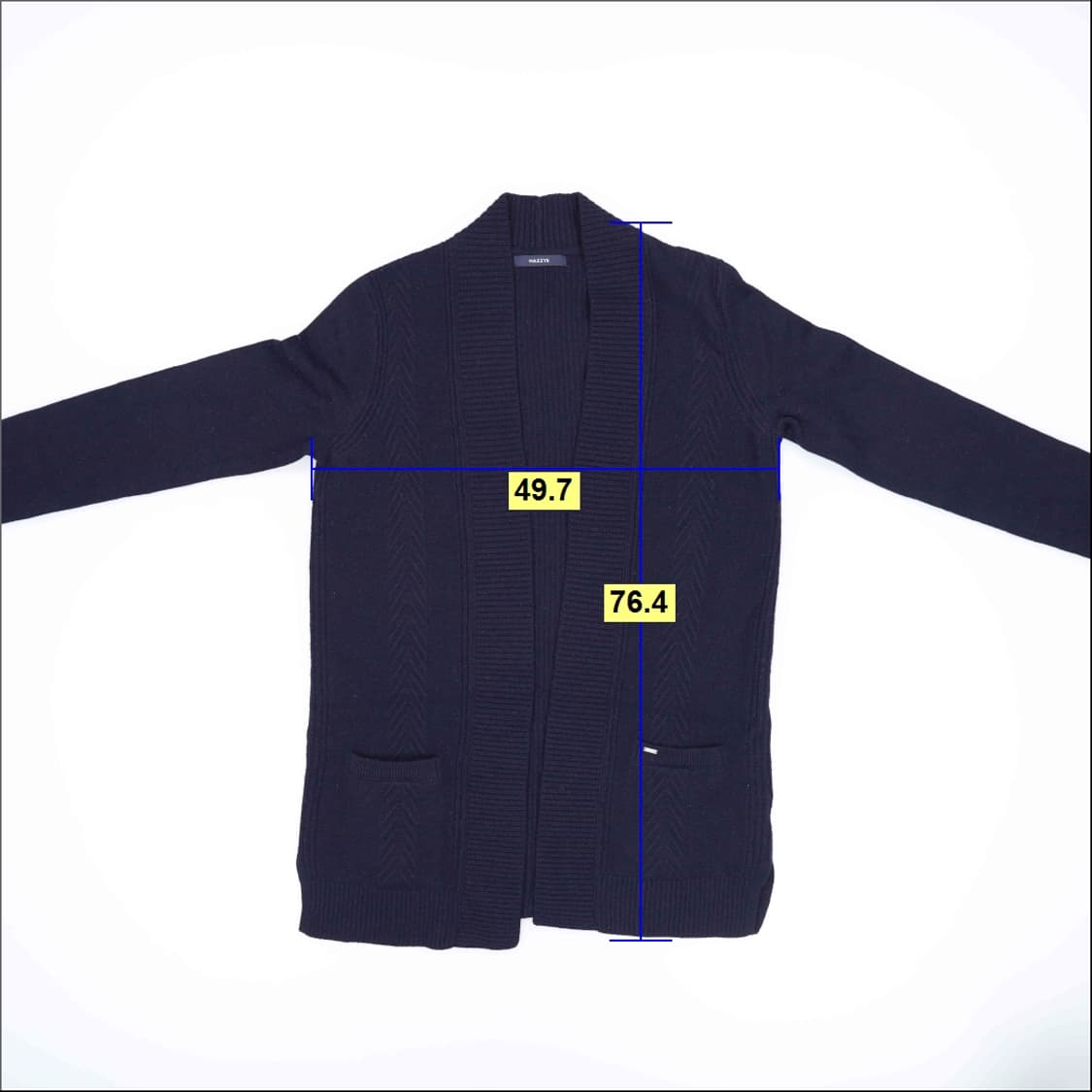 85 헤지스 여성 울 오픈가디건 0424H1 상품이미지5