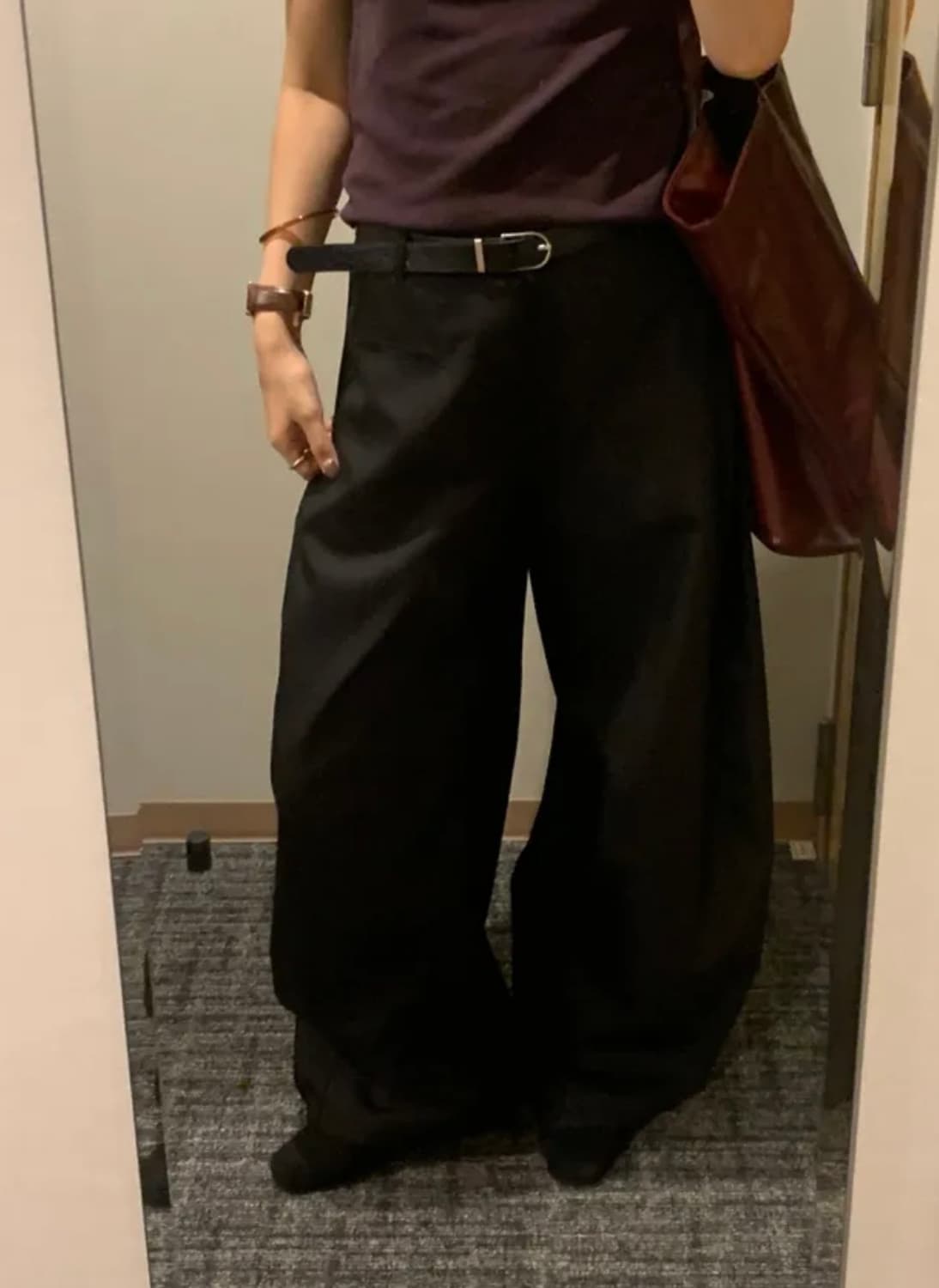 유이니 Silky curved pants(s) 상품이미지8