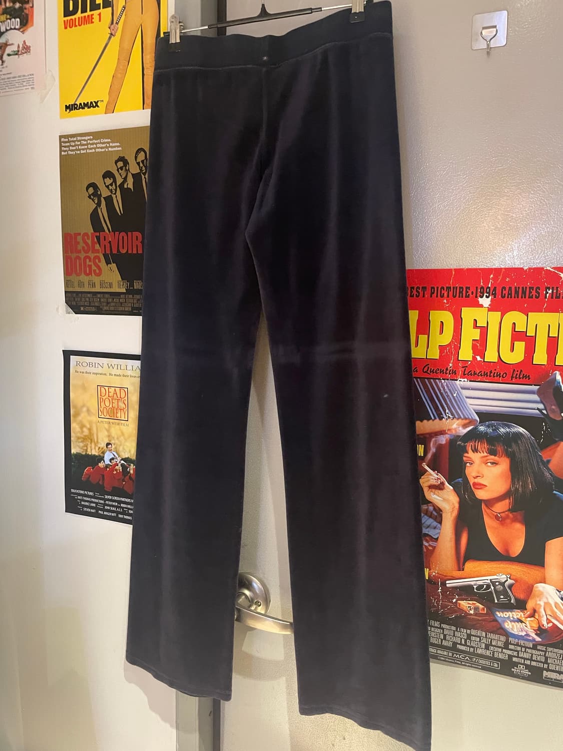 쥬시꾸뛰르 Y2K 벨벳 트랙 후드집업 팬츠 셋업 상품이미지6