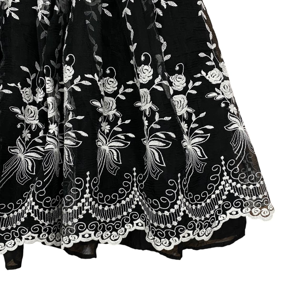 Black Gothic Voluminous Skirt  상품이미지4