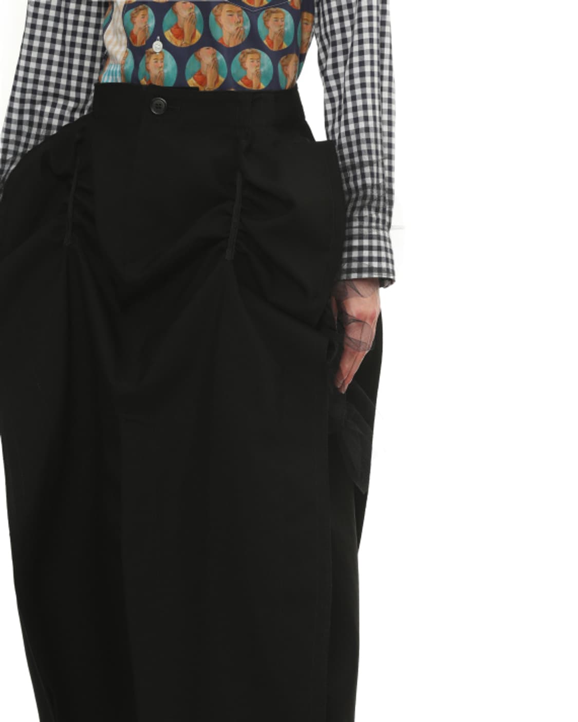 새상품 타오 TAO 레이어드 튤 미디 스커트 M 상품이미지3