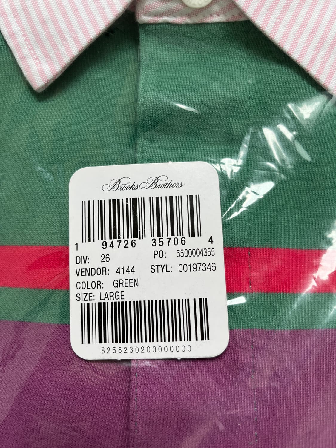 브룩스 브라더스 럭비 셔츠 상품이미지3