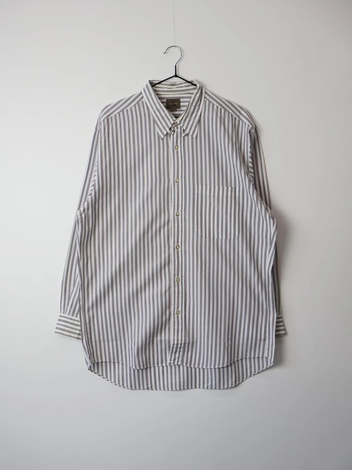 Calvin Klein Stripe Button Down Shirt 상품이미지4
