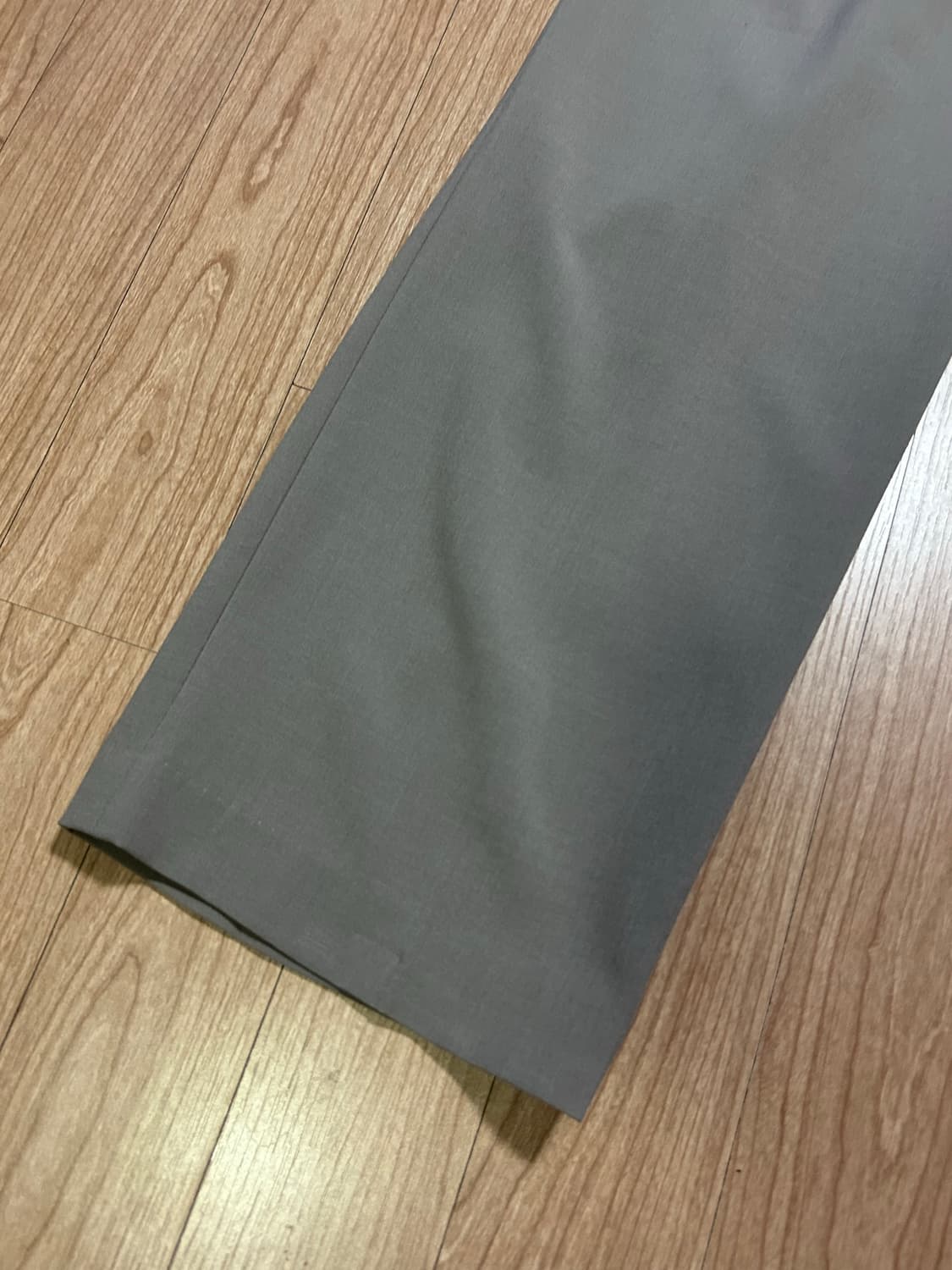 리버스 원턱 와이드 슬랙스(코코아브라운/S) 남자남성팬츠쿠어르아르수아레 상품이미지3