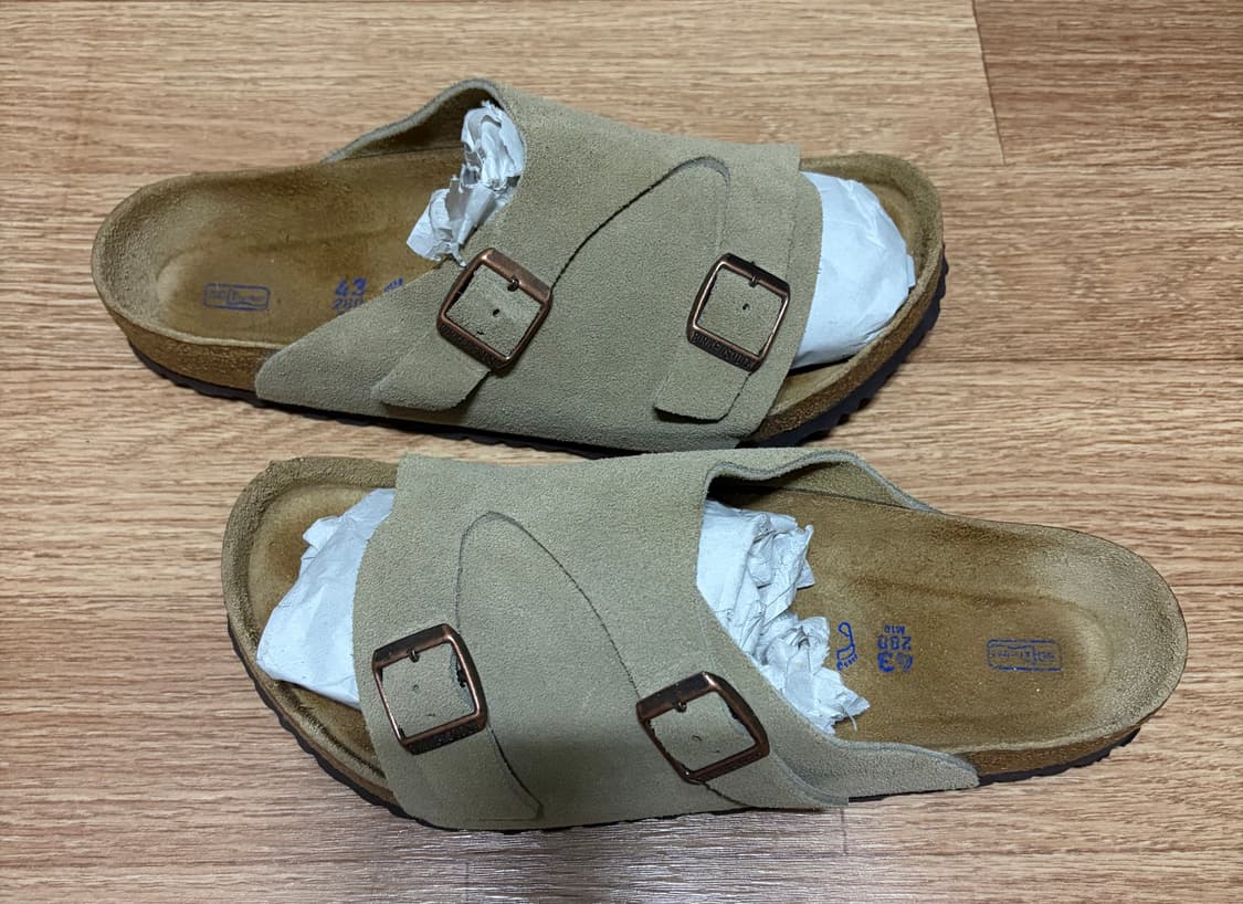 [280]버켄스탁 취리히 타우페 샌들 슬리퍼 상품이미지1