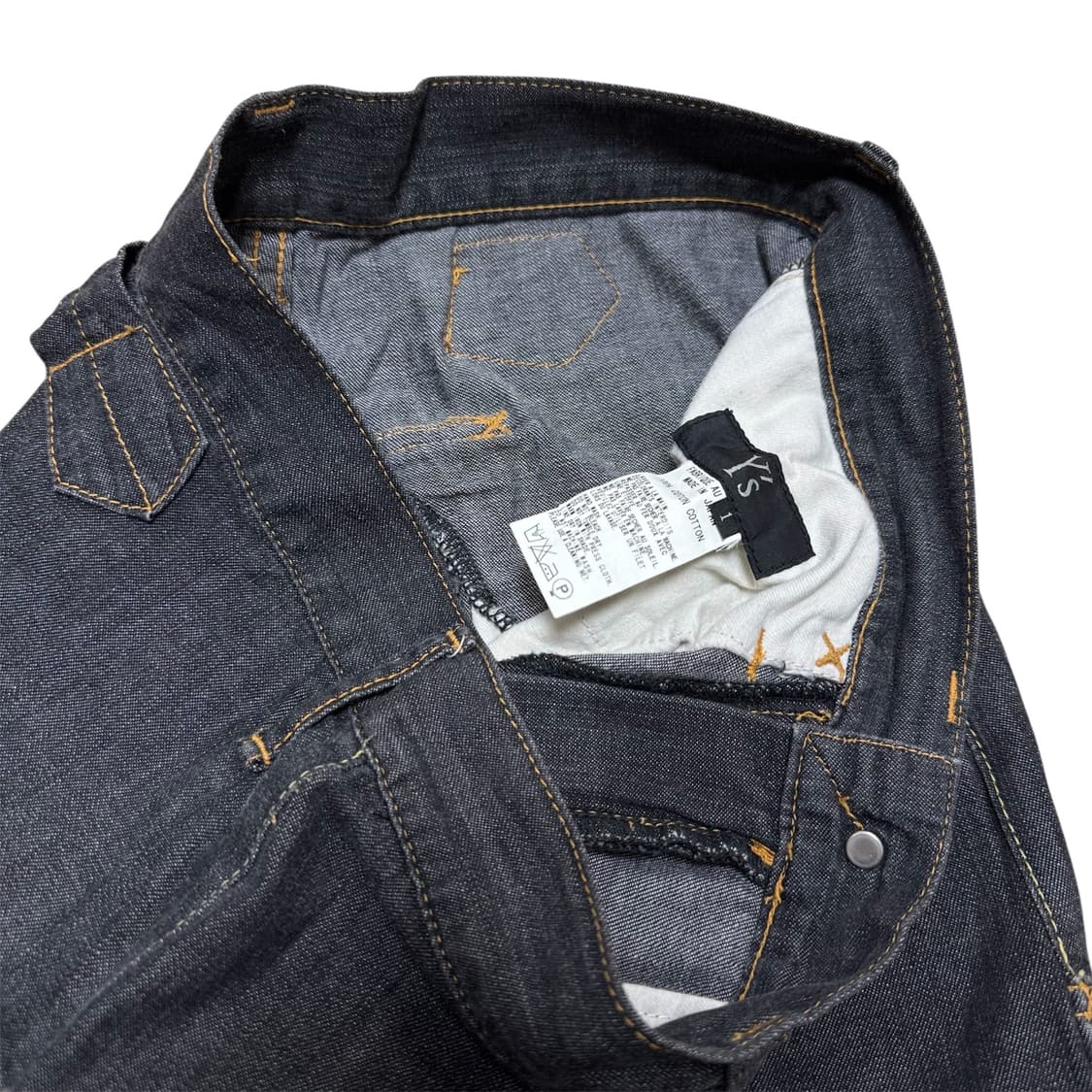 요지야마모토 비대칭 포켓 데님 상품이미지7