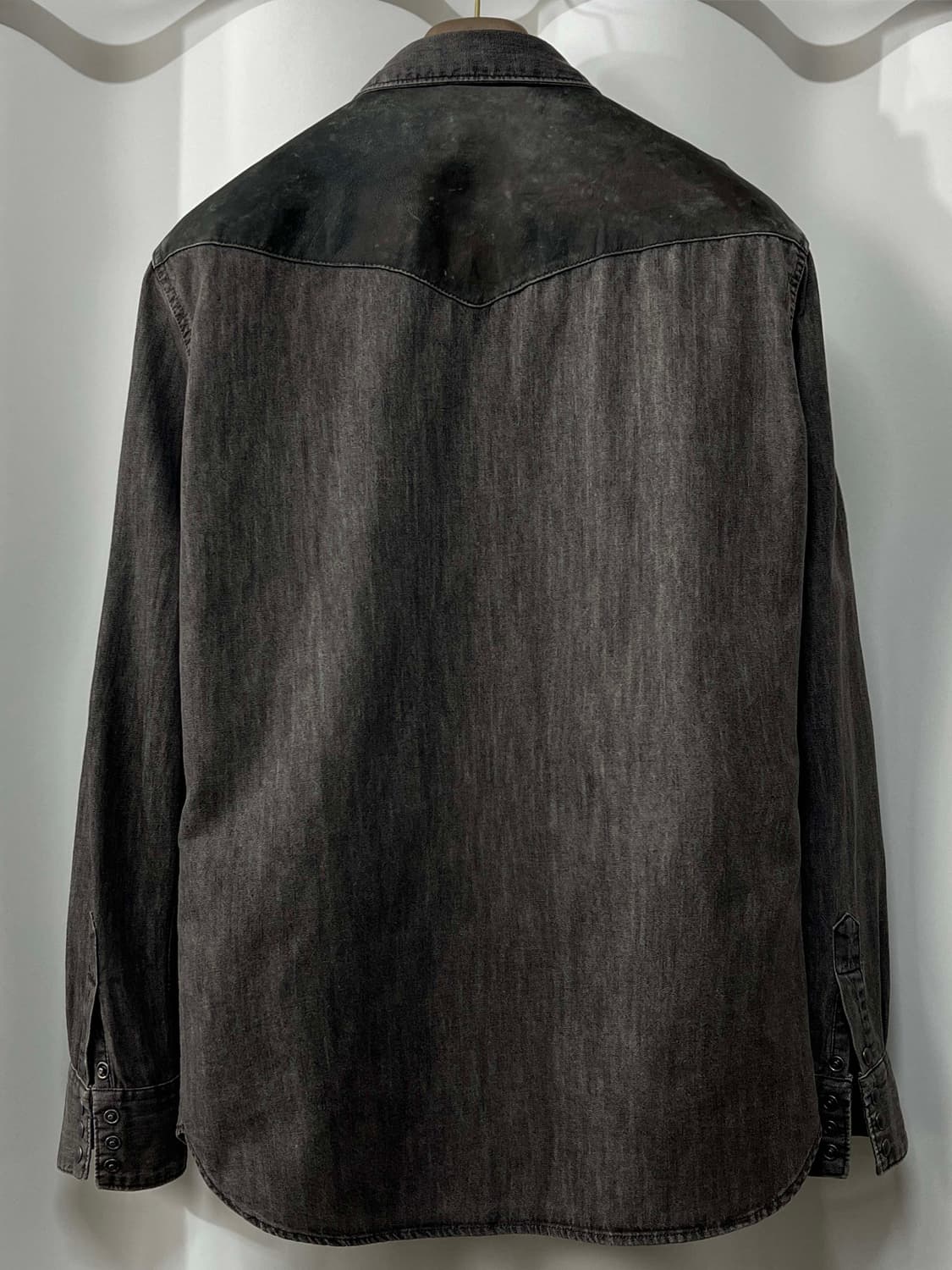 폴로 랄프로렌 쉽스킨 레더요크 콘초 사우스웨스턴 셔츠 상품이미지2