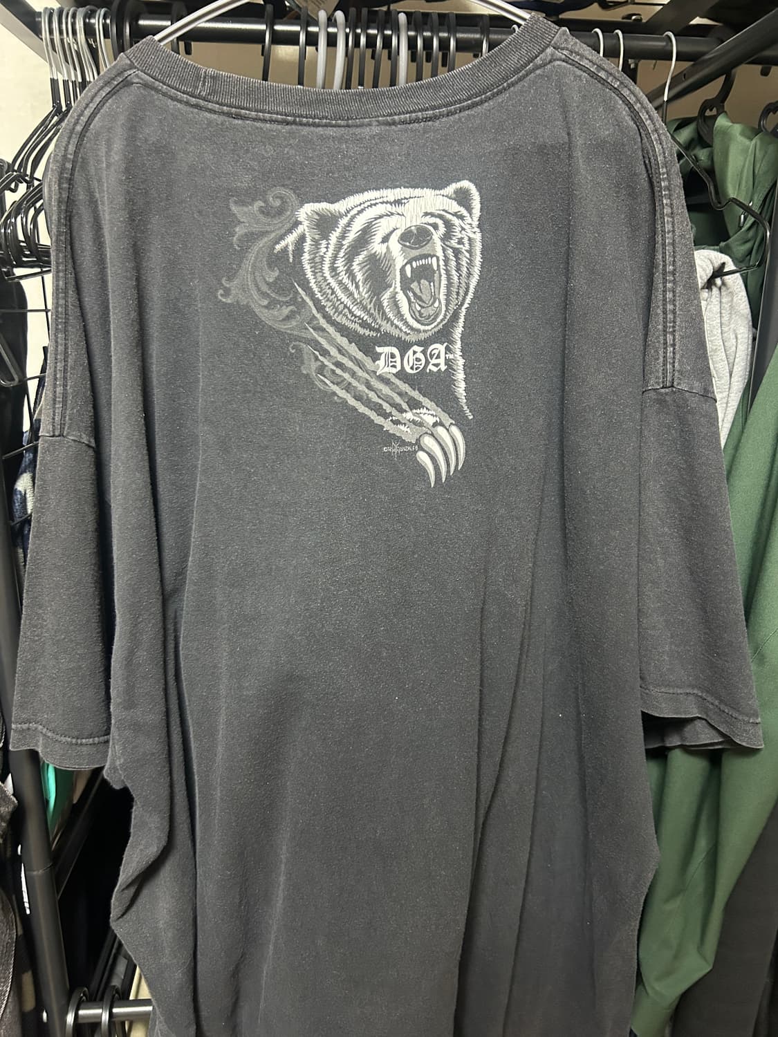 블랙 마릴린 먼로 프린팅 반팔 티셔츠 상품이미지3