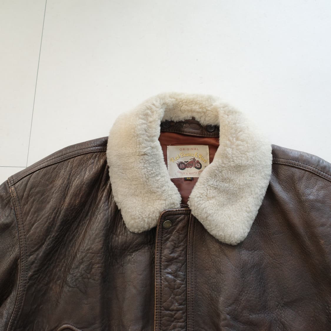 [일본] 레드 빈즈 앤 라이스 G-1 가죽 자켓 44 A-2 상품이미지2