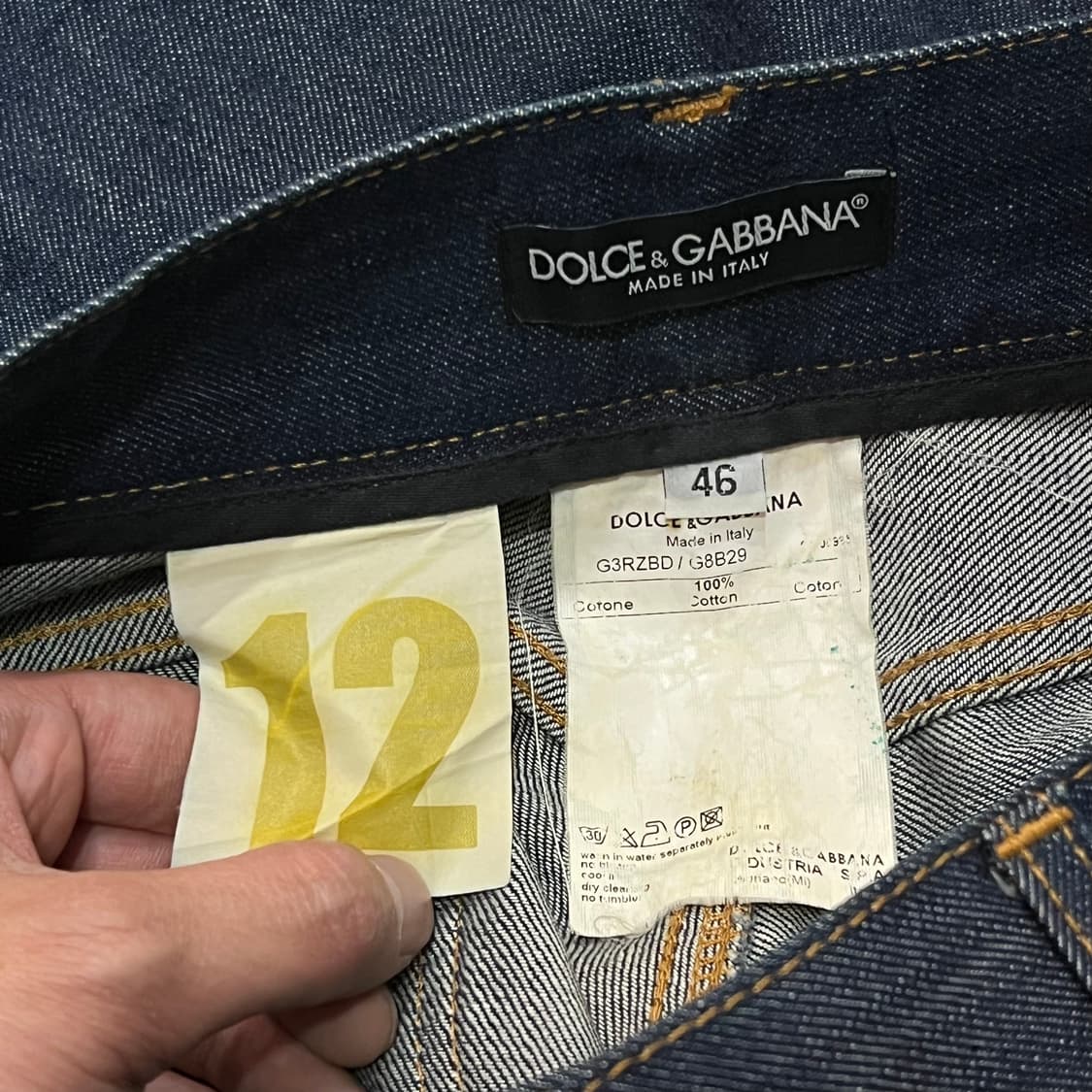  돌체앤가바나 데님팬츠 +명품감정서 y16054 상품이미지6