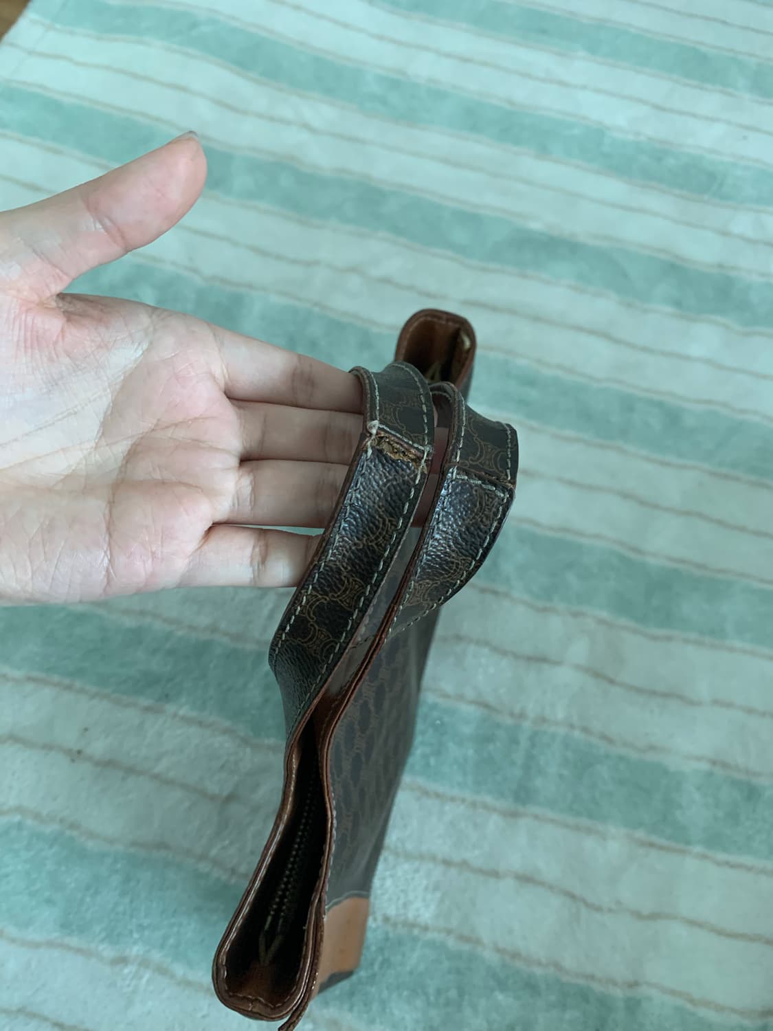 정품 셀린느 가방 토트백 빈티지 마카담  상품이미지4