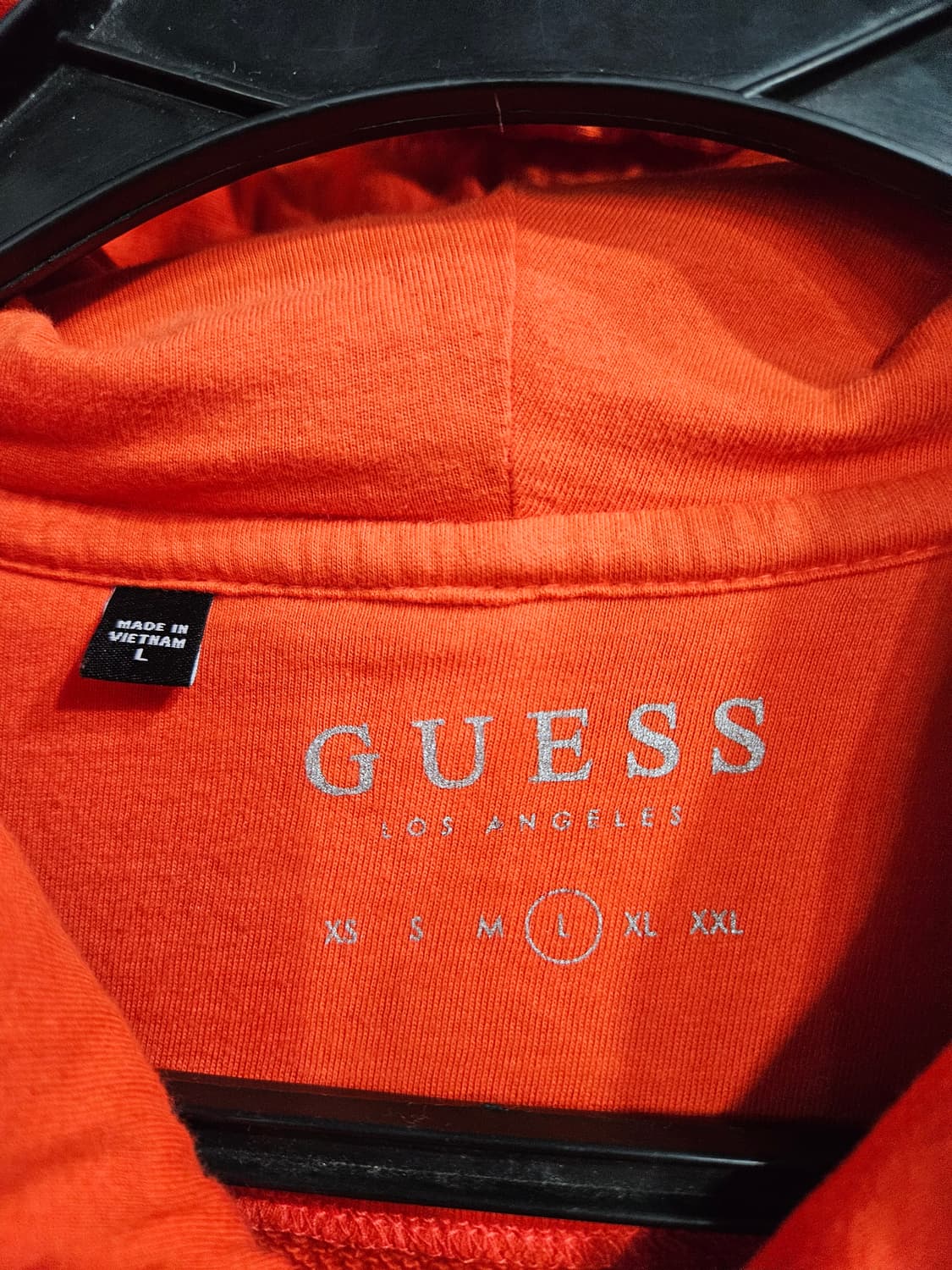 게스 오렌지컬러 남성 100 포켓 후드티  상품이미지3