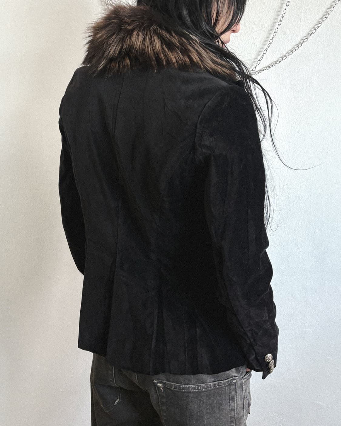 rei reiss 라쿤퍼 은장 오피서자켓 상품이미지5