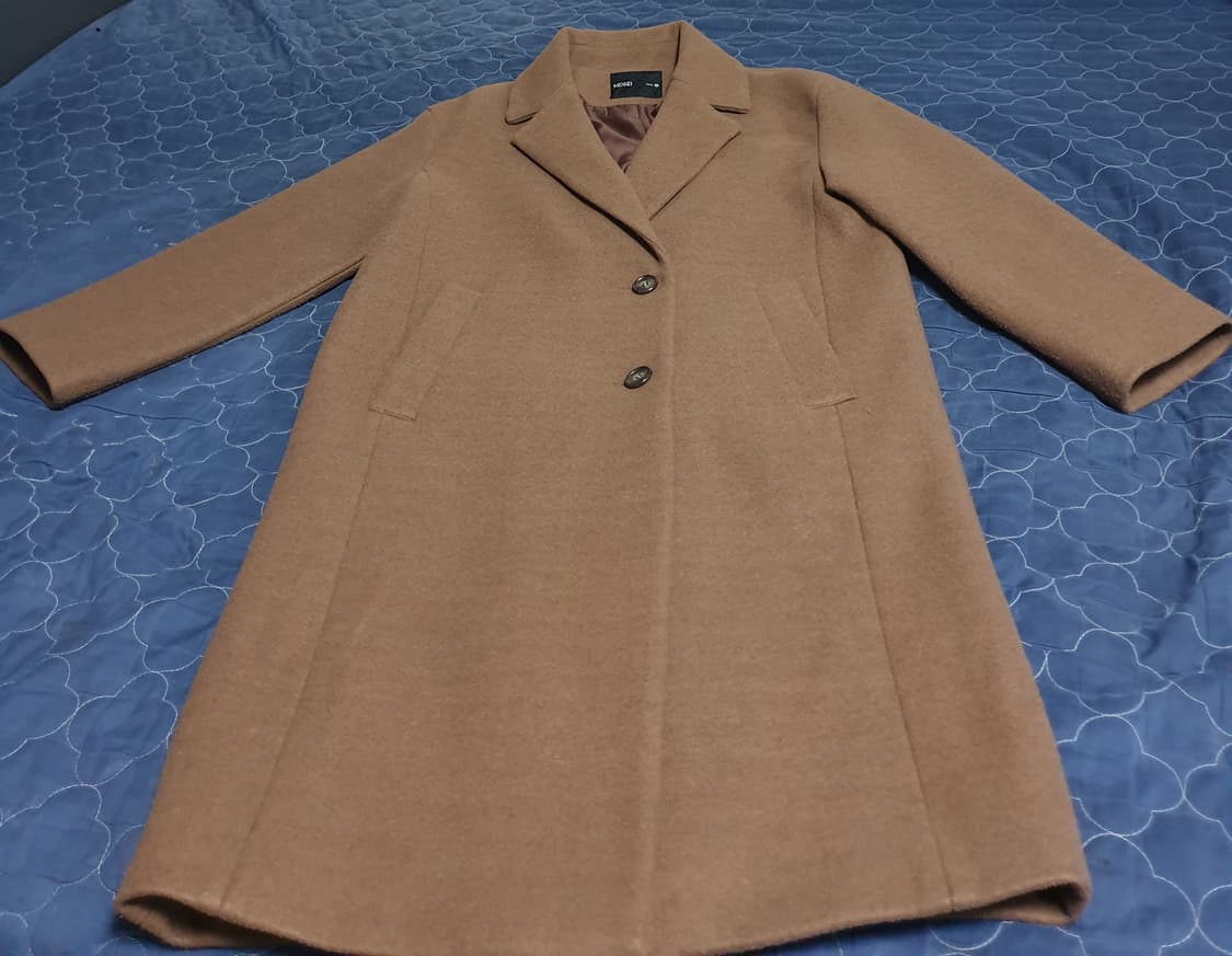 미쏘 모직 롱코트 브라운 (S) 상품이미지1