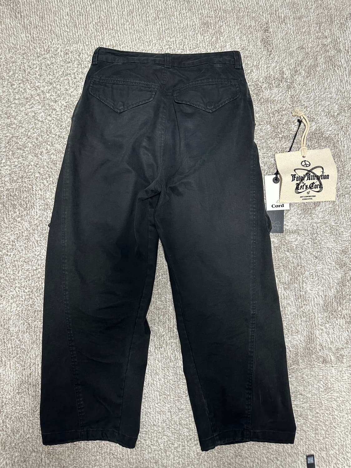 Cord 코드 FARS COMFY CARGO PANTS 블랙 M 상품이미지5