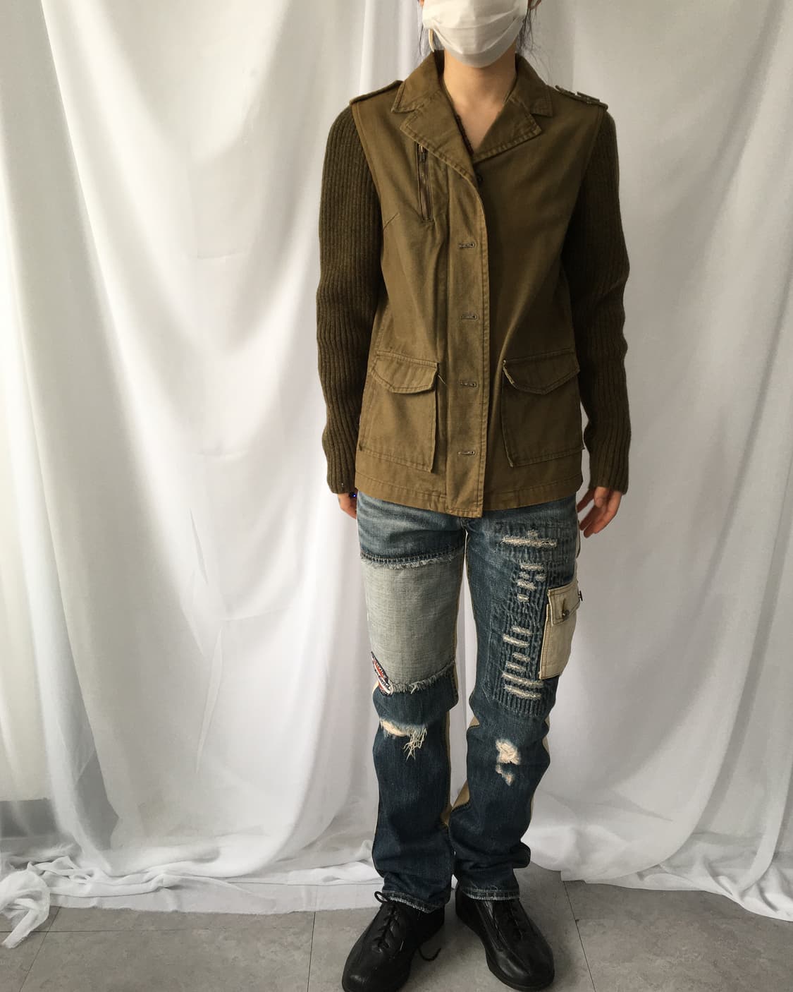 Knitted layered jacket 상품이미지9