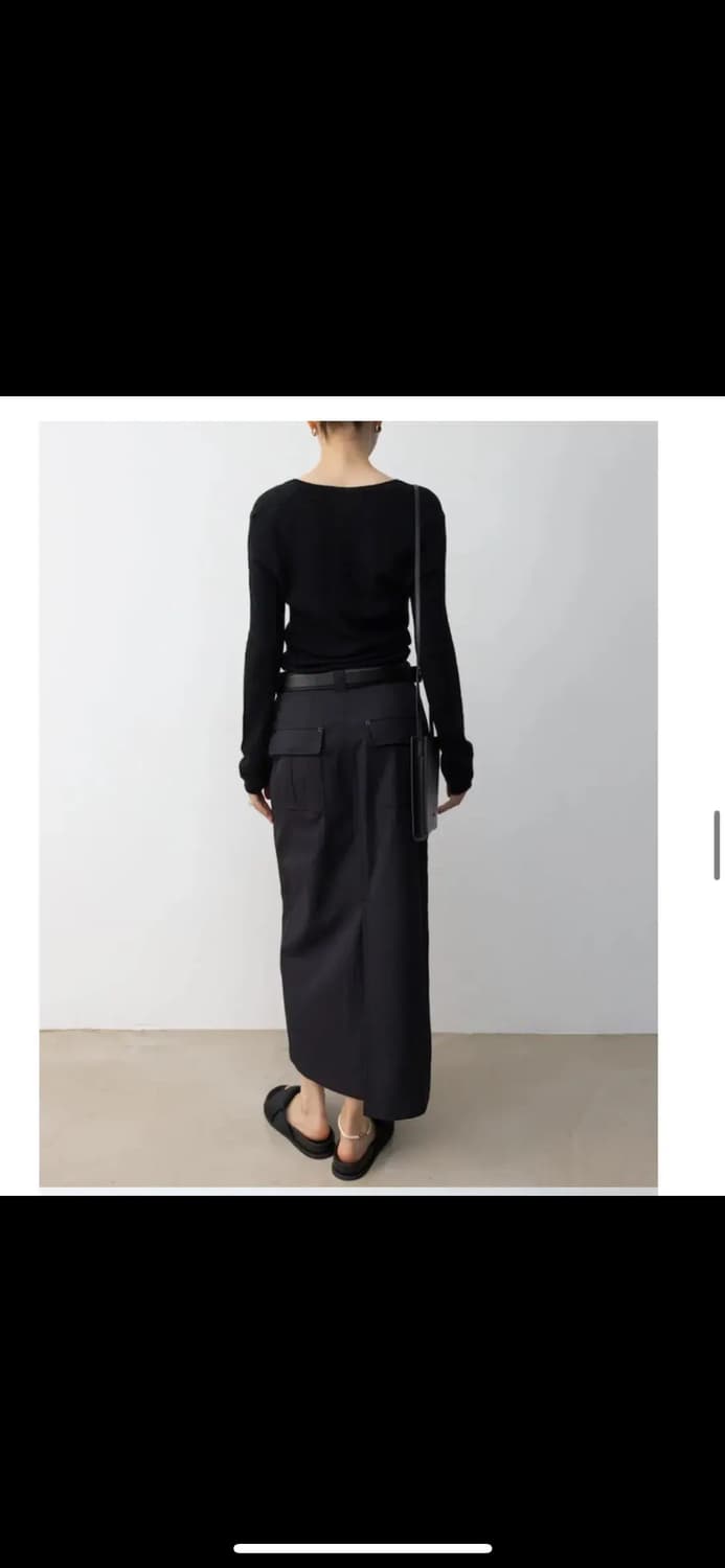 디애퍼처 Asti Pocket Skirt Black 상품이미지3