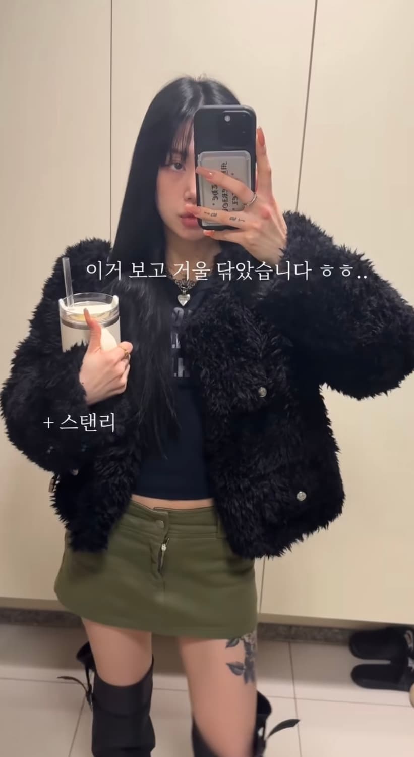 더미스테리어스호텔 퍼자켓 상품이미지1