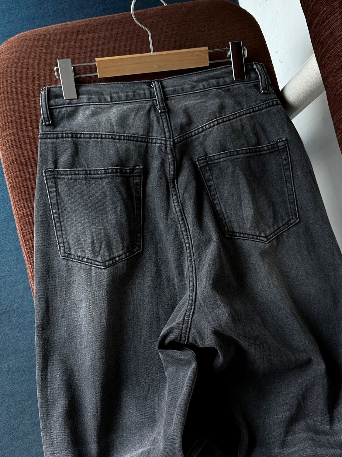 5pkt washed wide denim pants 상품이미지5