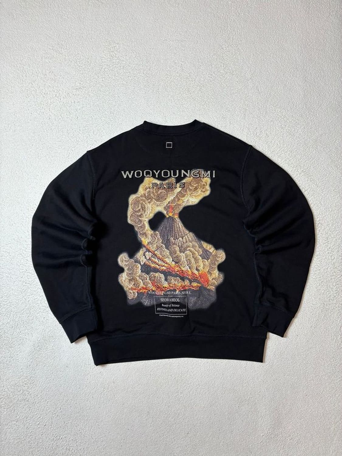 우영미 Wooyoungmi 23ss 볼케이노 오버 맨투맨 PN7585 상품이미지1