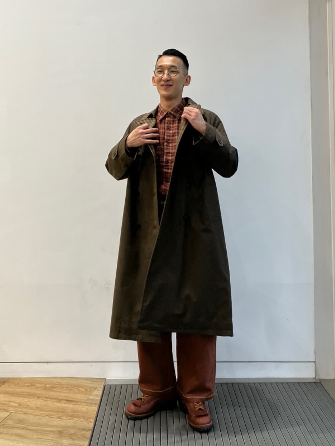 FW24 유니클로 U 오버사이즈 싱글브레스트 코트 상품이미지9