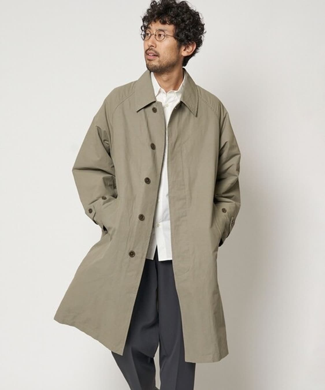 프릭스스토어 3way 스텐컬러 발마칸 코트 세이지 L 상품이미지5