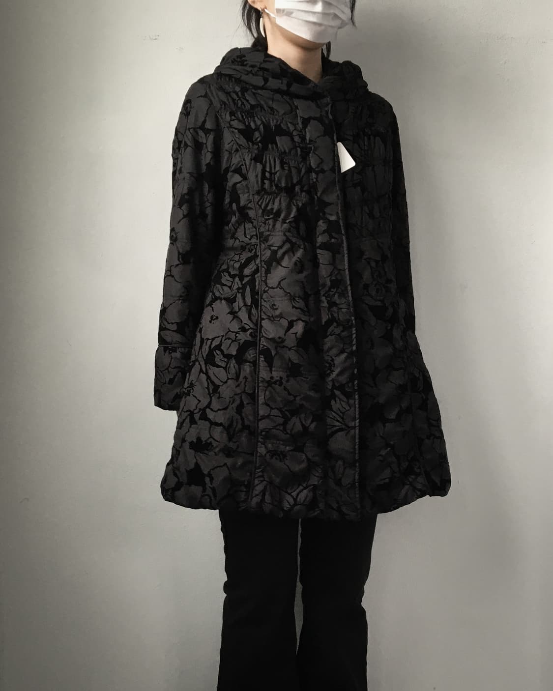 Pattern point high neck jacket 상품이미지6