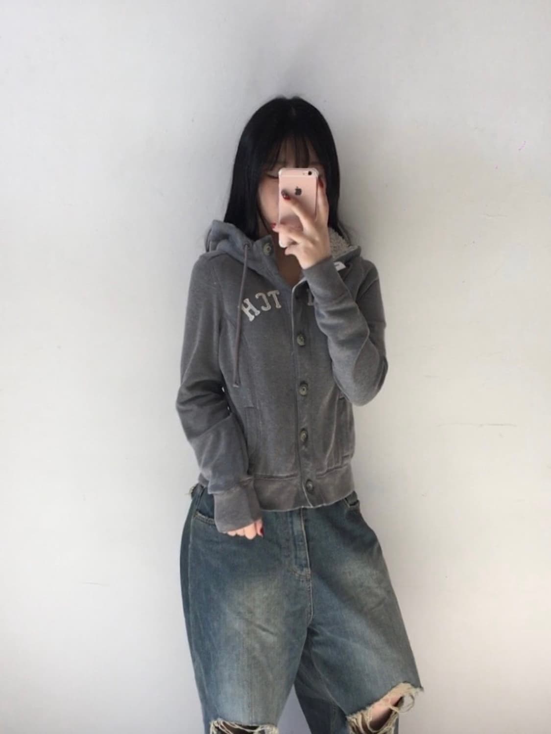 아베크롬비 버튼 후드집업 상품이미지2