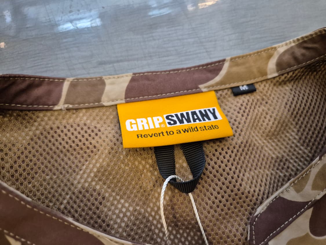 그립스와니 덕카모 나일론 베이스볼 셔츠 상품이미지4