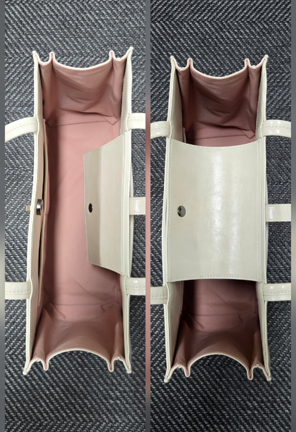 엠제이드 클래식 마틸다 L 아이보리 숄더백 상품이미지5