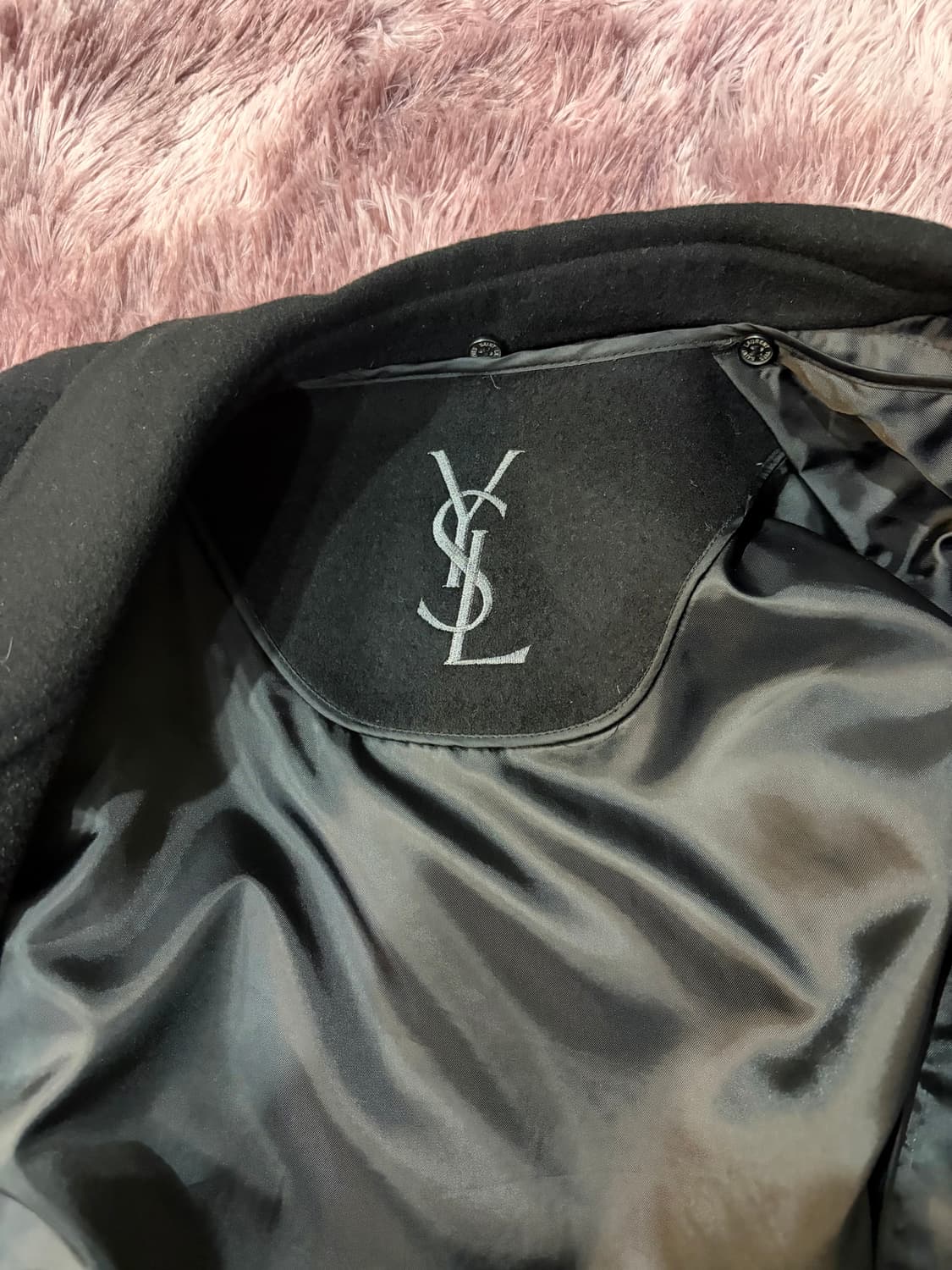 입생로랑 YSL 올드스쿨 울 코트 상품이미지4