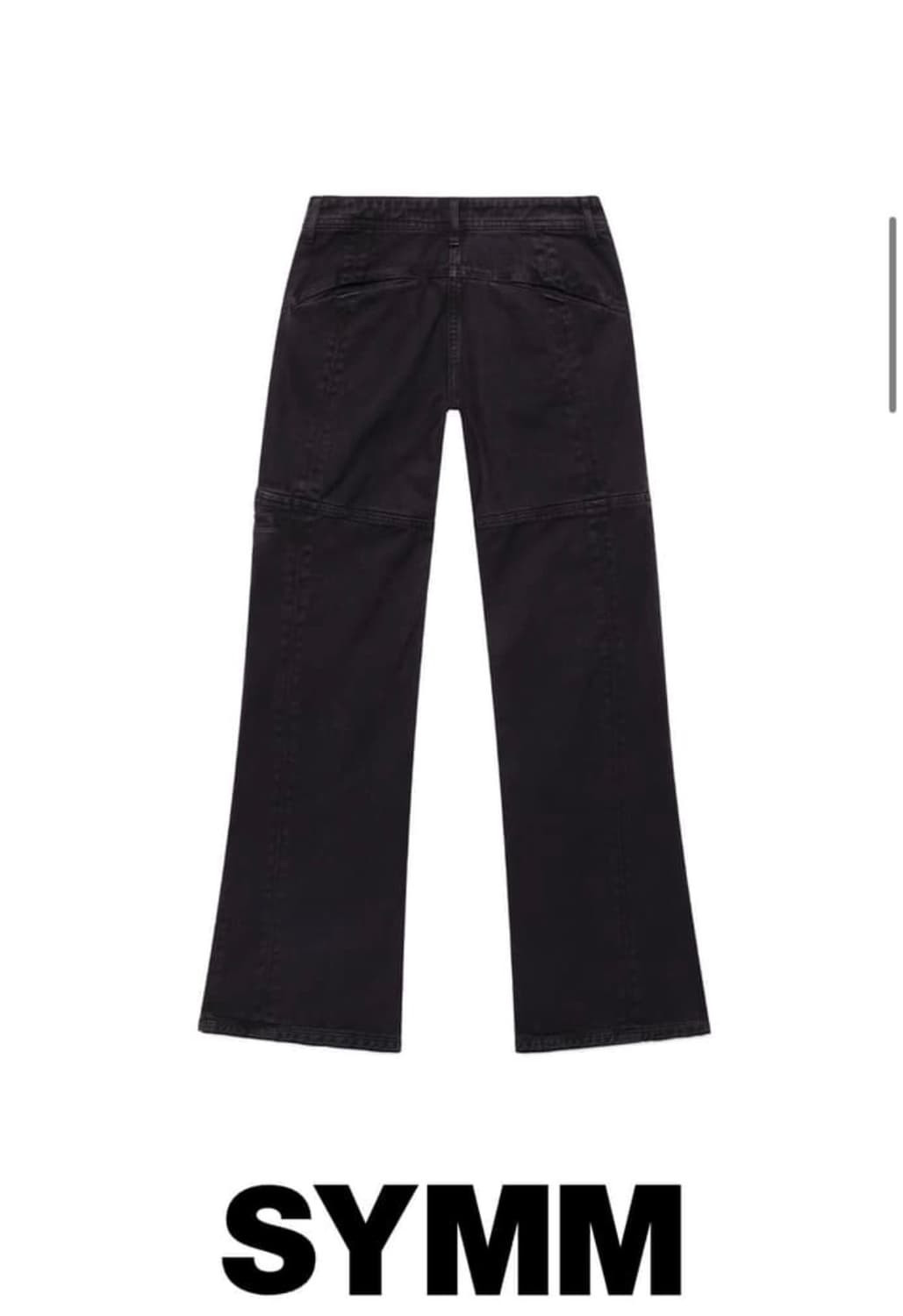 Symm Side Pocket Flared Pants (Dyed Blac 상품이미지2