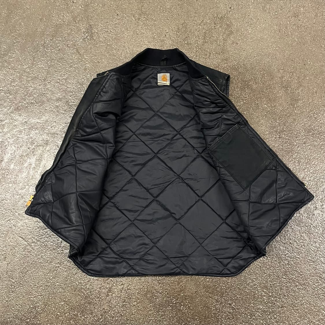 00s Carhartt 덕 퀼팅 베스트 (110) 상품이미지4