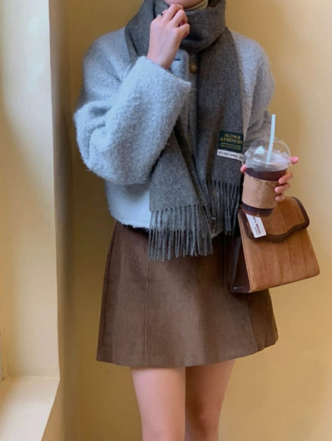 (최종가격 / 새상품) 슬로우비 그랜마 울자켓 상품이미지6