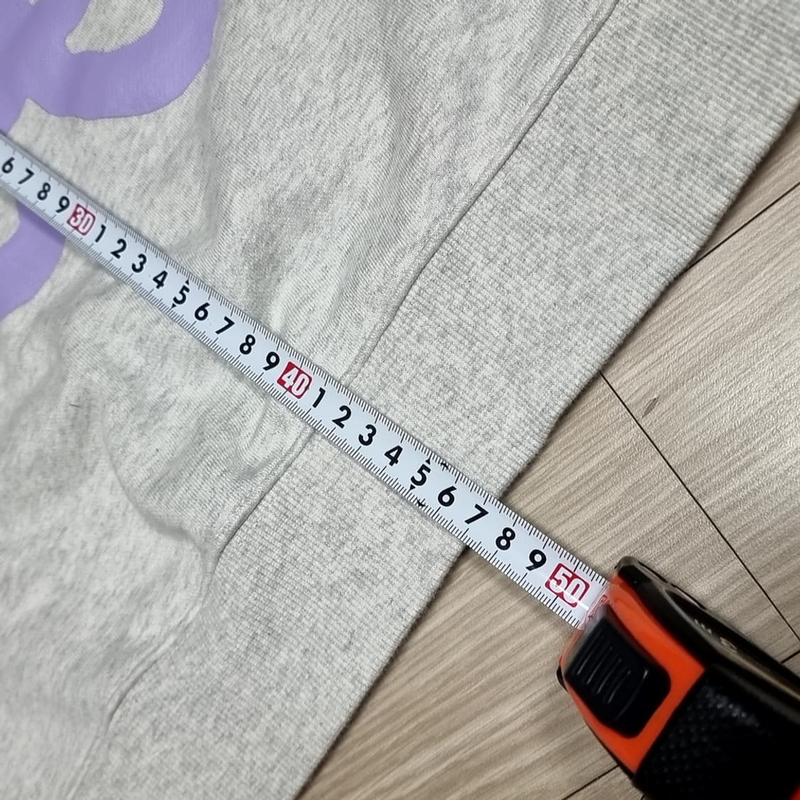Lee 리 퍼플 로고 맨투맨 그레이(s) 상품이미지5
