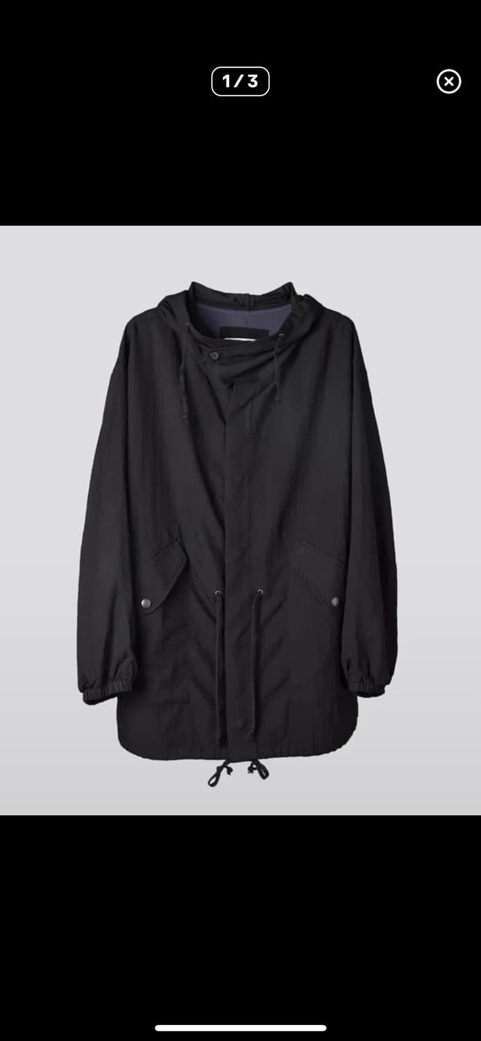 해칭룸 hatchingroom Snow Mid Parka black 검정 상품이미지1