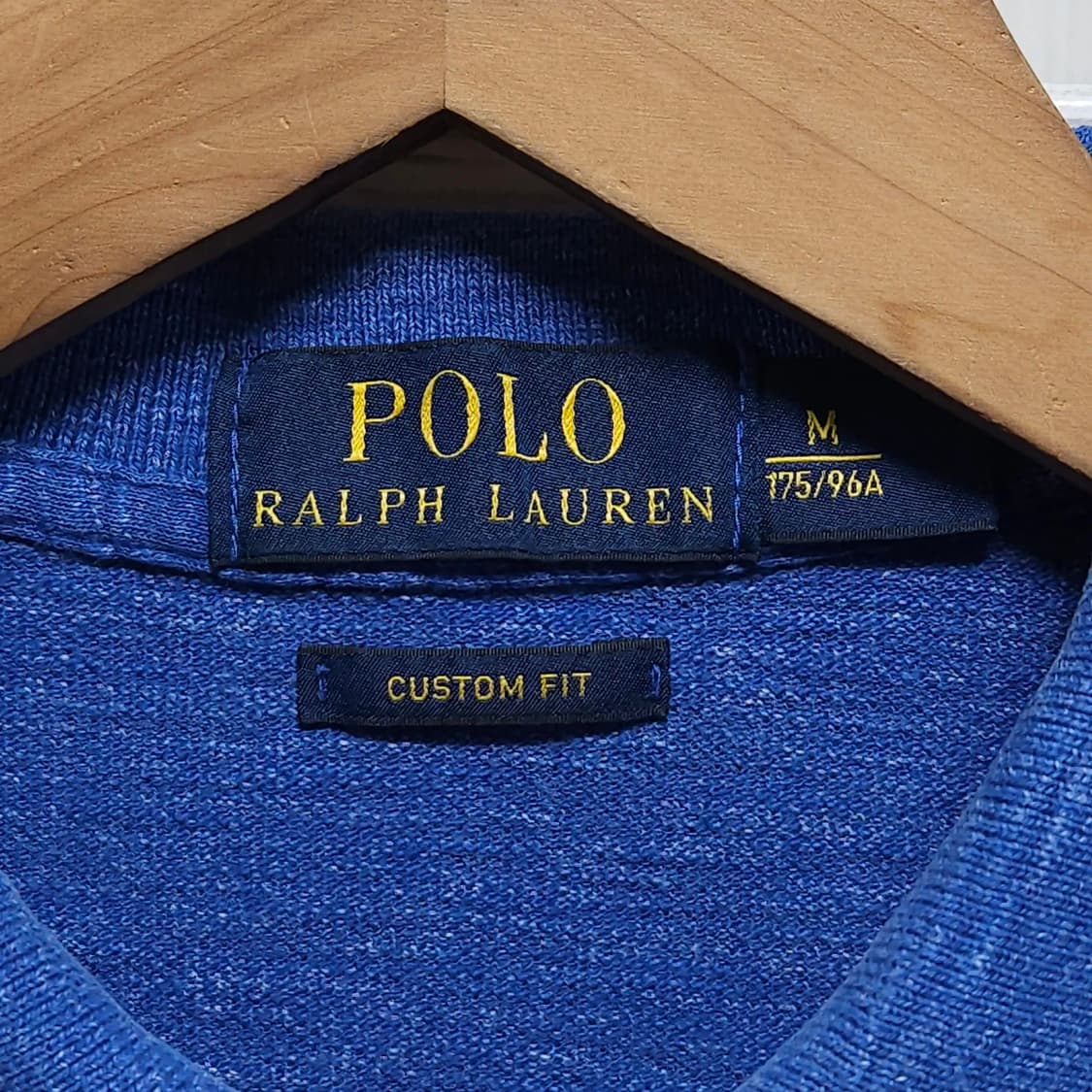 100)POLO 폴로 반팔 카라티 블루 상품이미지3