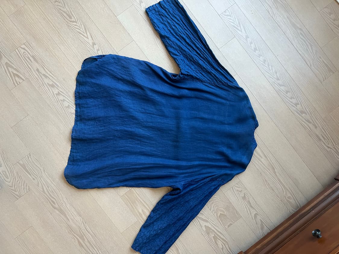 Nestrobe confect 햄프 인디고 다이 셔츠 상품이미지9