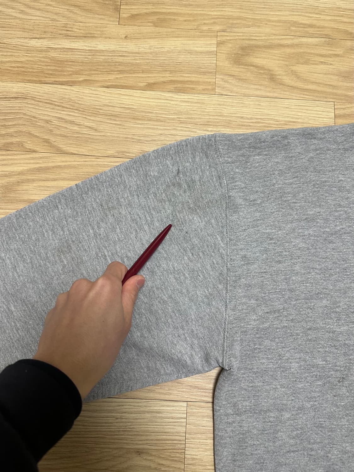 90s 빈티지 러셀 스웻셔츠 그레이 L USA 상품이미지6