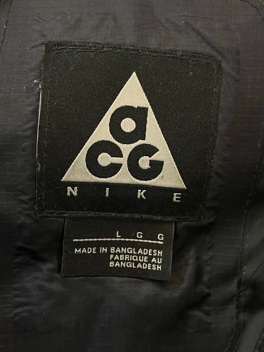 나이키 acg 후드 구스 다운 패딩 블랙 L #csz1788 상품이미지4